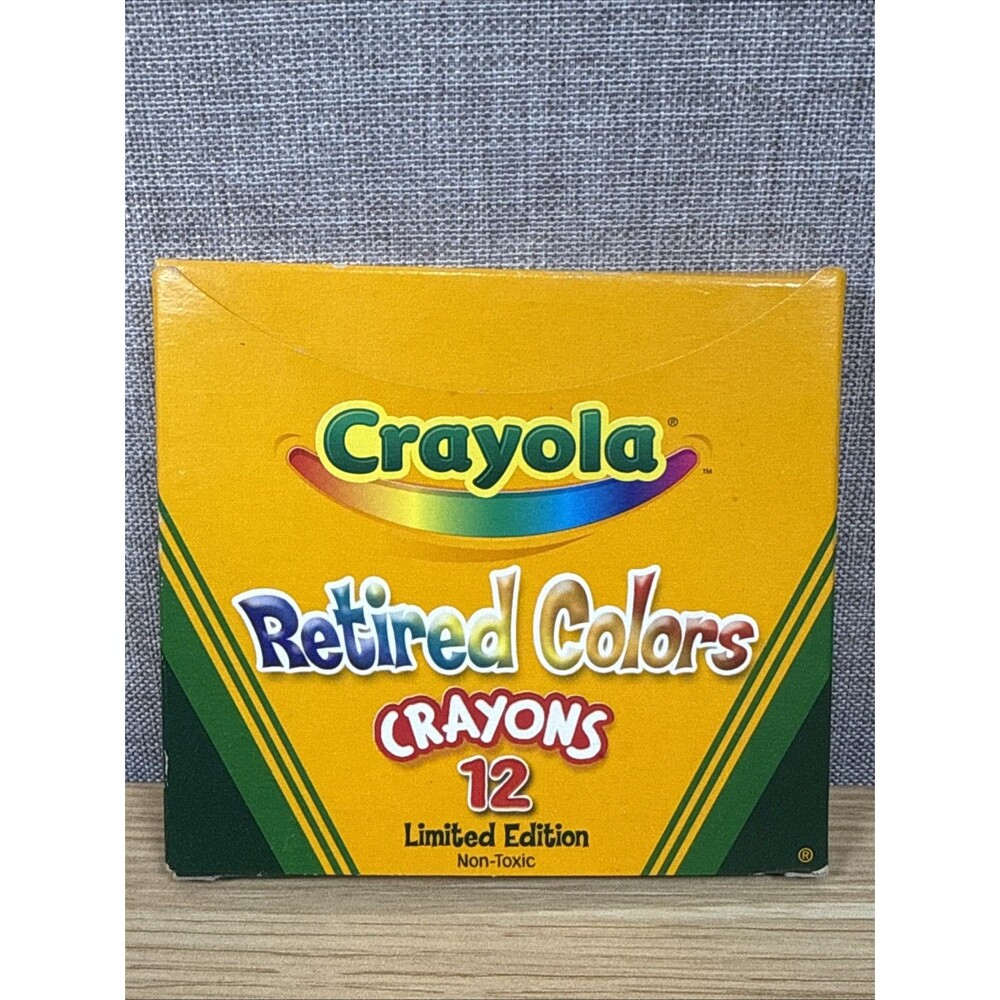 Vintage - New in Box - 12 Retired Crayola  Crayons - 2003 Limited Edition